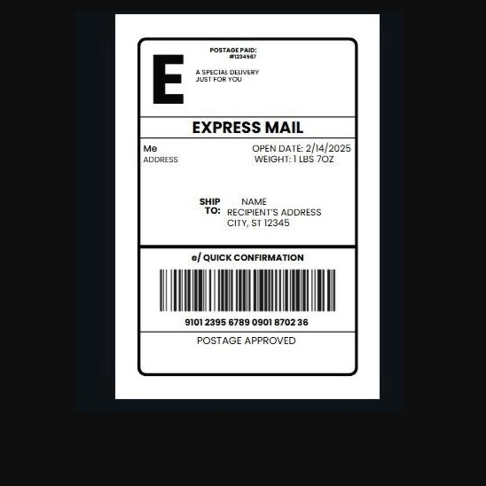 Express Mail Label